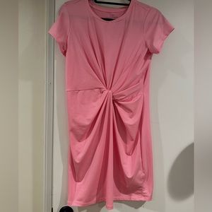 Vineyard Vines pink and white stripe dress